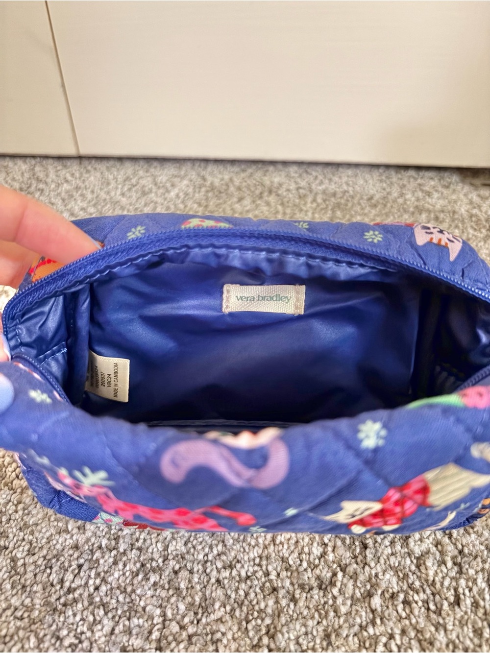 Vera Bradley Trio of Quilted/Featherweight Cosmetic Pouches - Picture 3 of 11